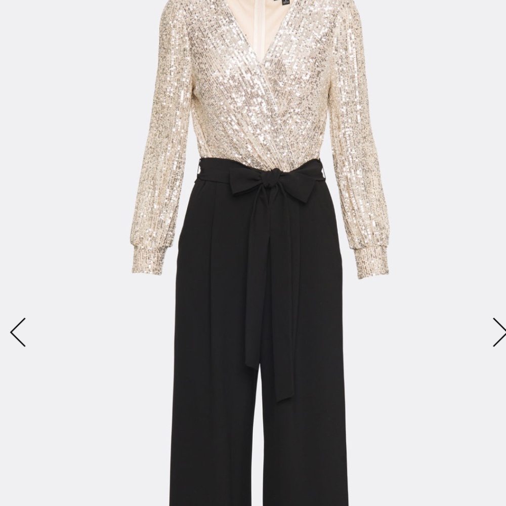 Tahari size 10 Holiday Jumpsuit perfect for parties or events